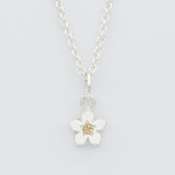 November birthstone flower necklace