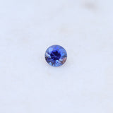 Classic blue sapphire round