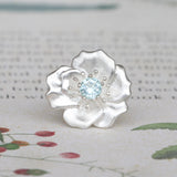 eva rose ring aquamarine