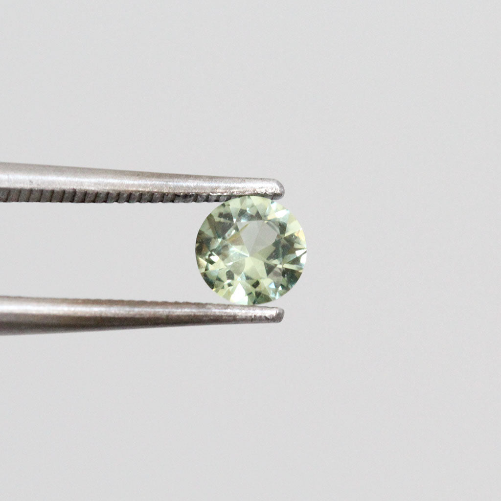 Light green sapphire