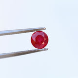 Red ruby round 5mm