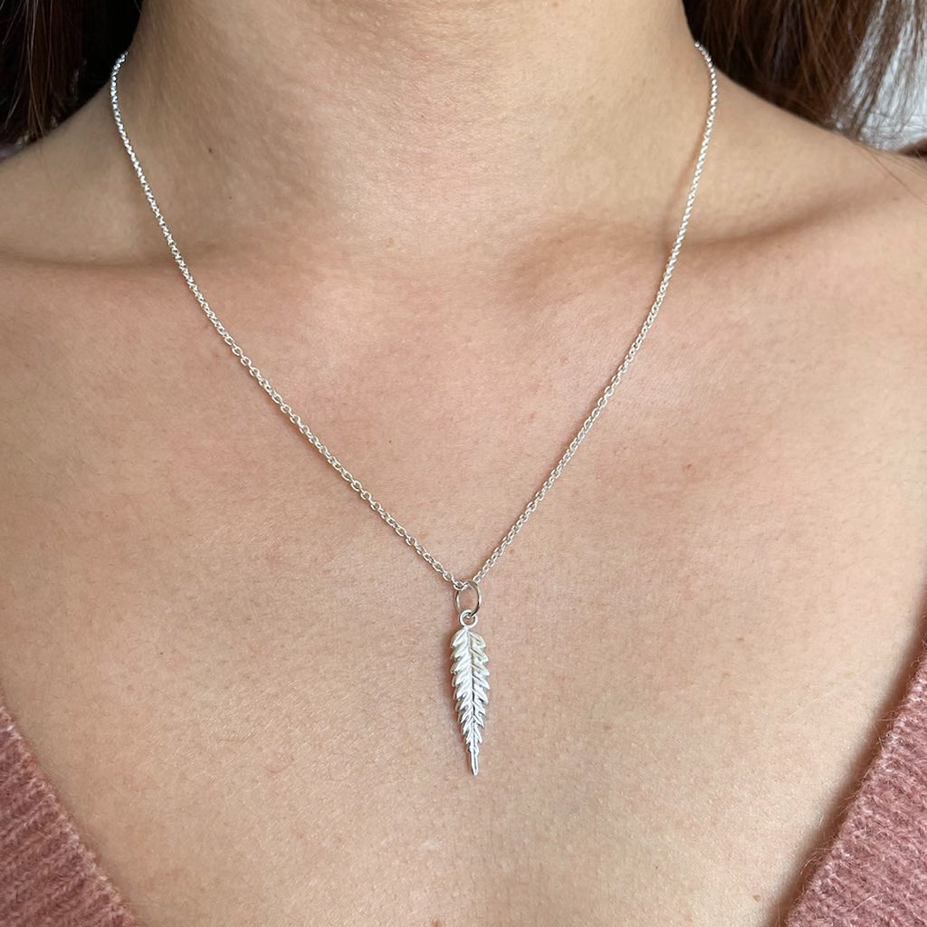 Silver Fern Necklace