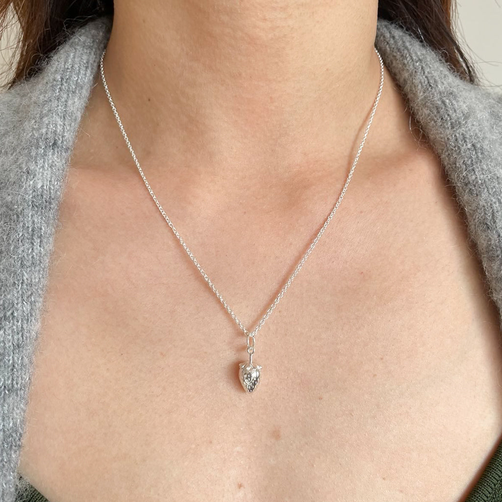 strawberry necklace