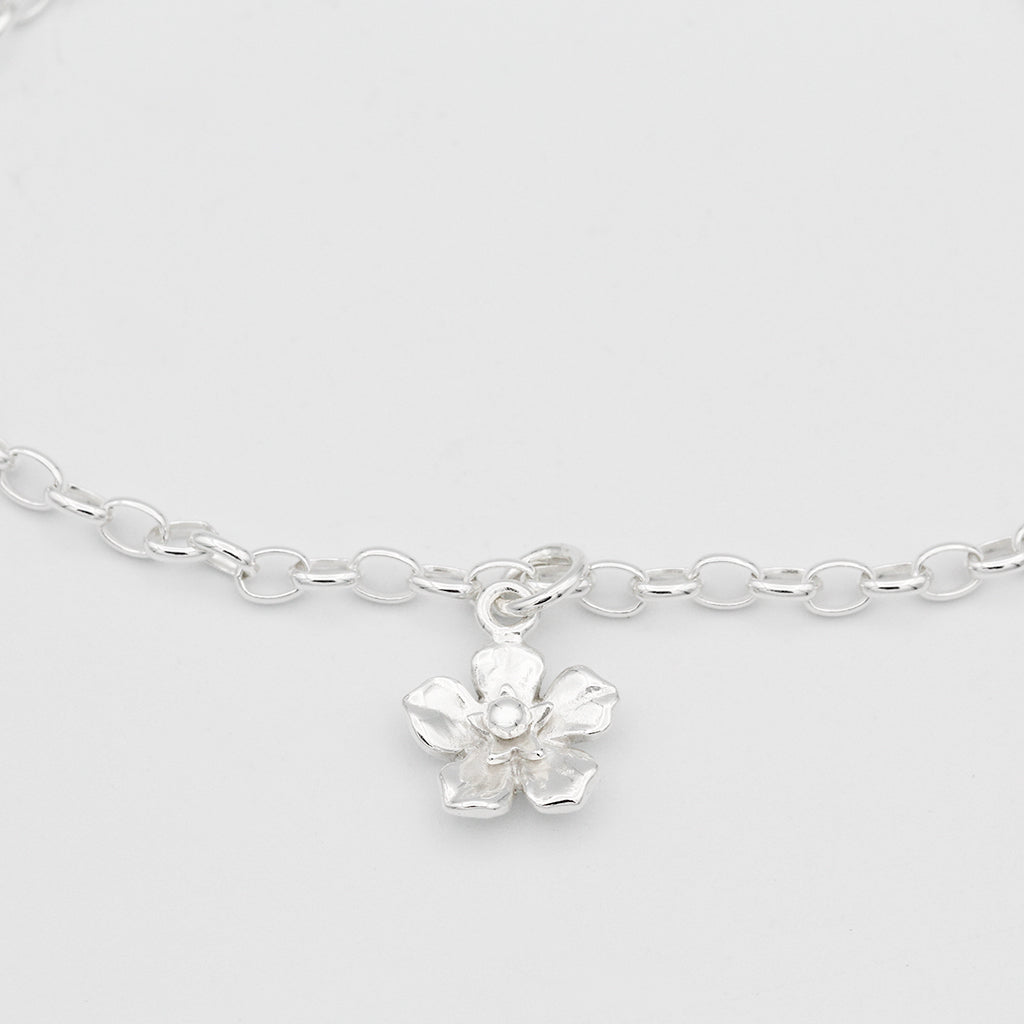 forget me not flower bracelet