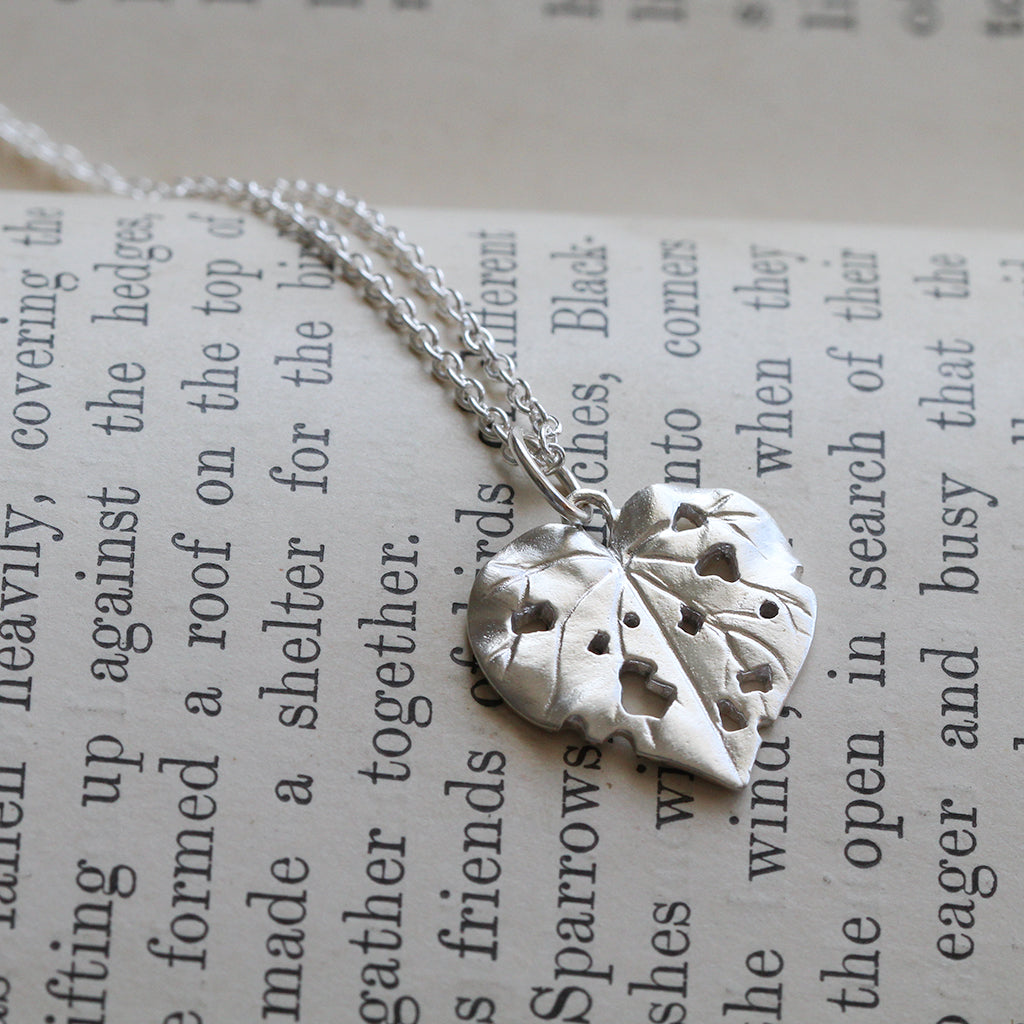 kawakawa leaf necklace