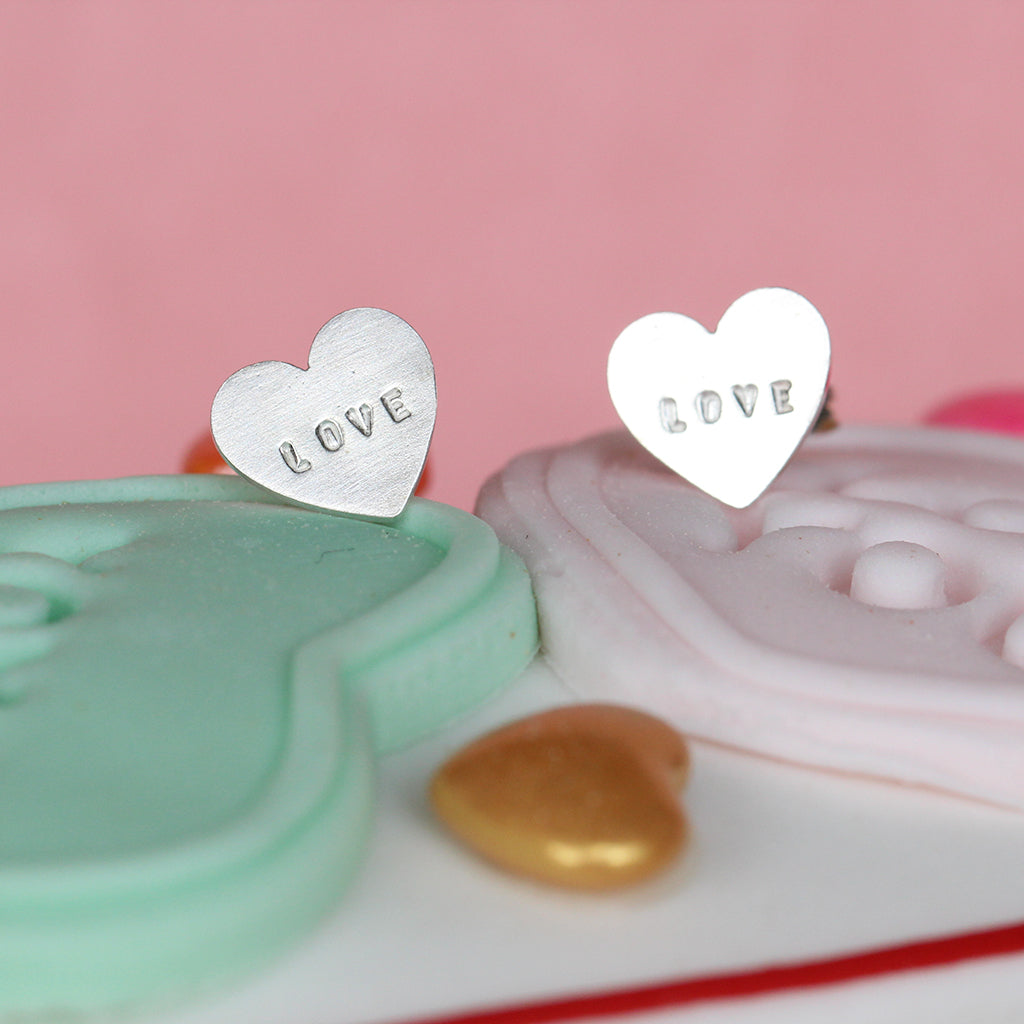 love heart earrings