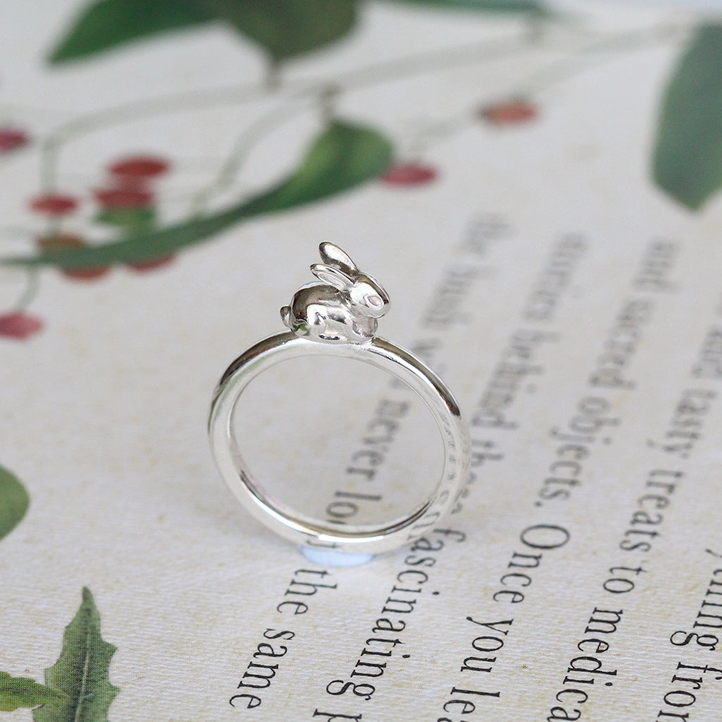 rabbit ring silver