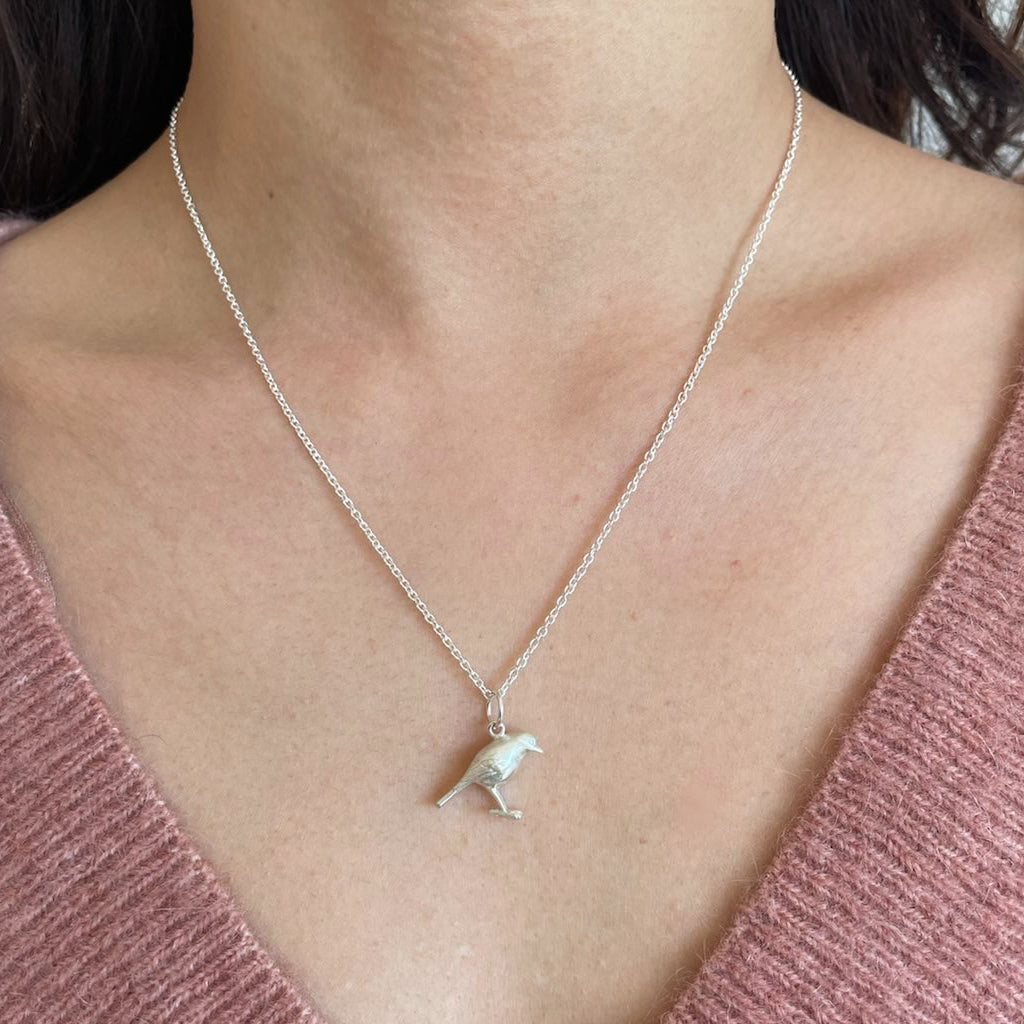 robin bird necklace