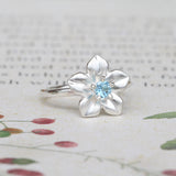 big forget me not flower ring