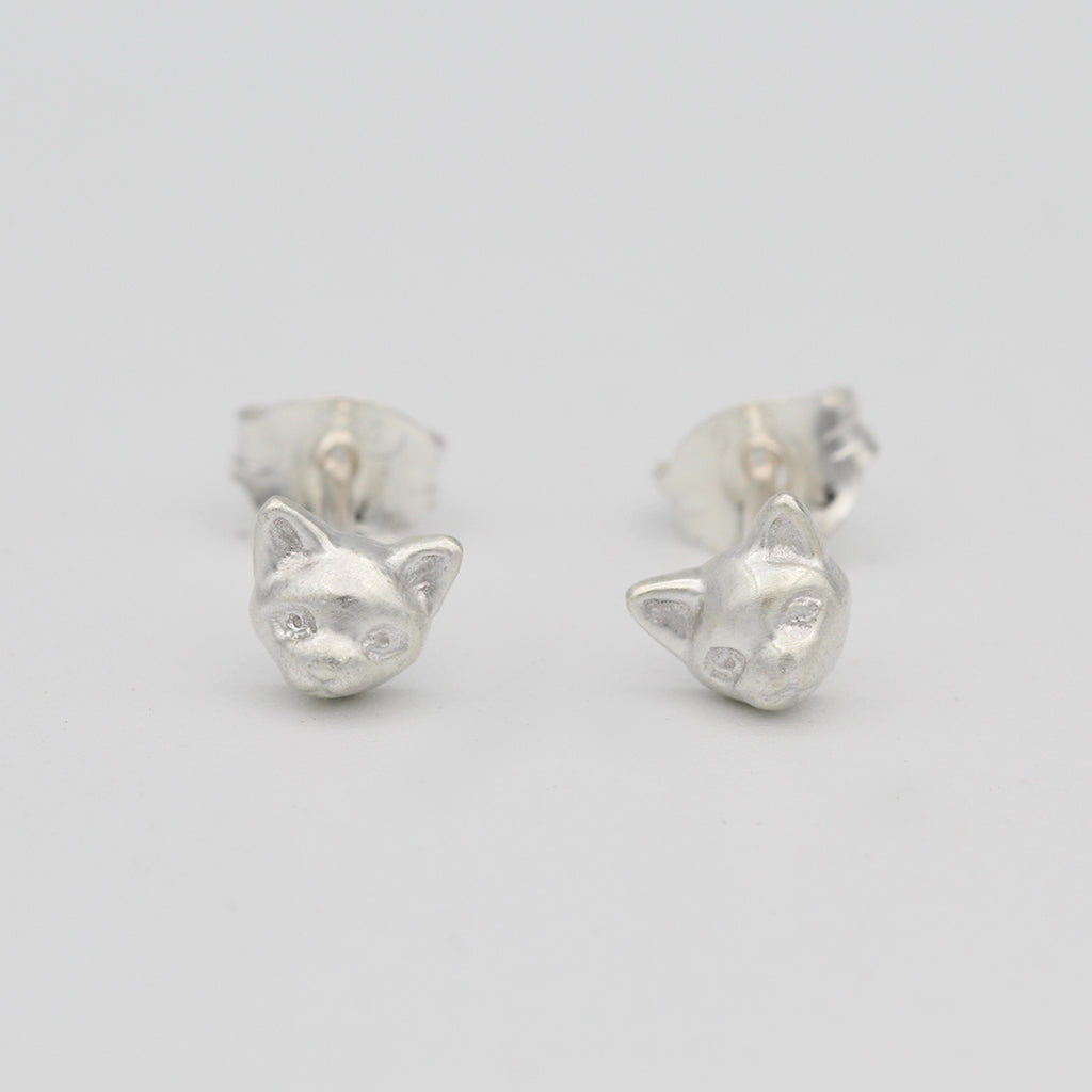 cat stud earrings