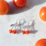 cherry earrings