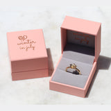 forget me not flower ring gold