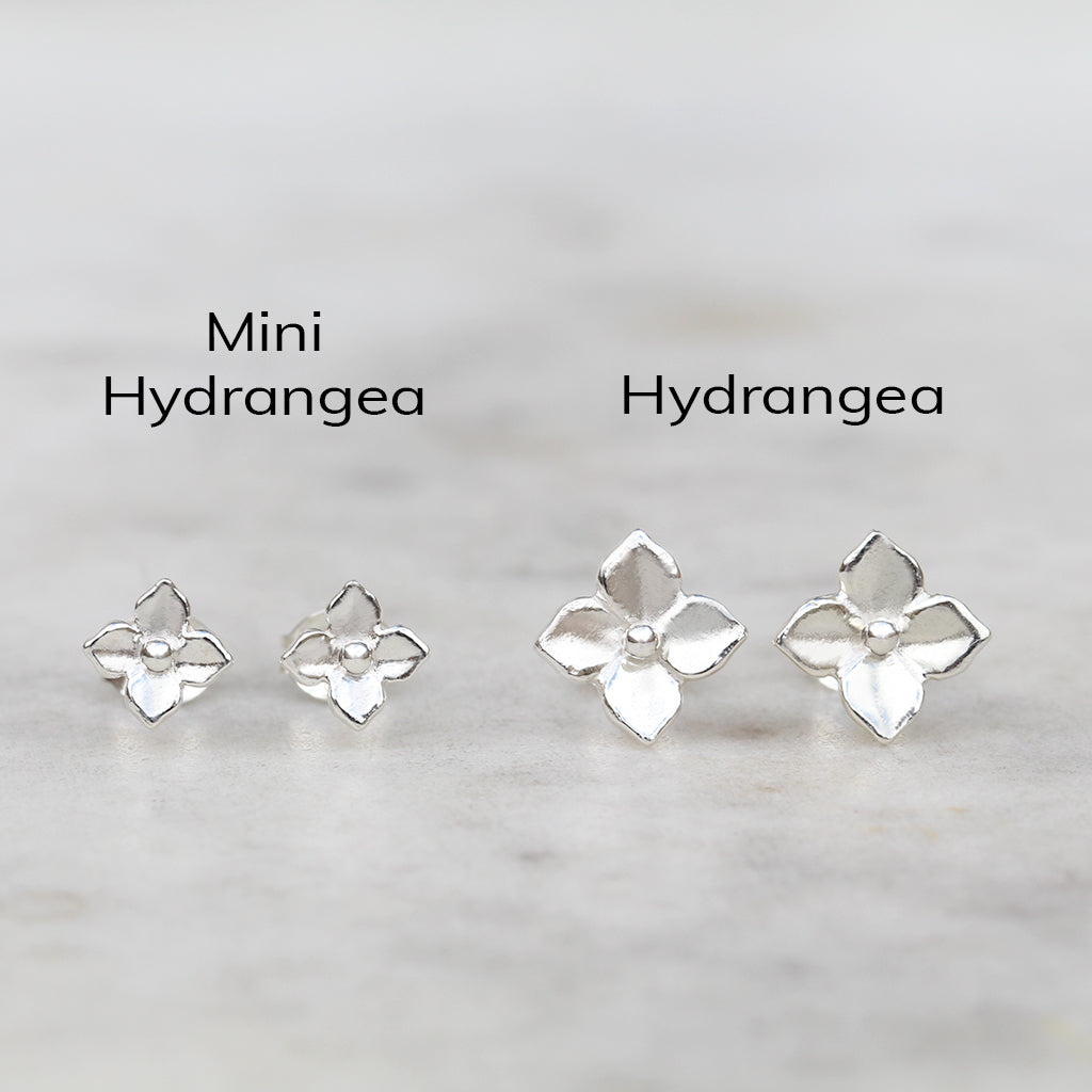 Mini Hydrangea Earrings