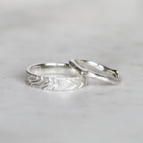 kauri men's wedding ring and twig wedding ring