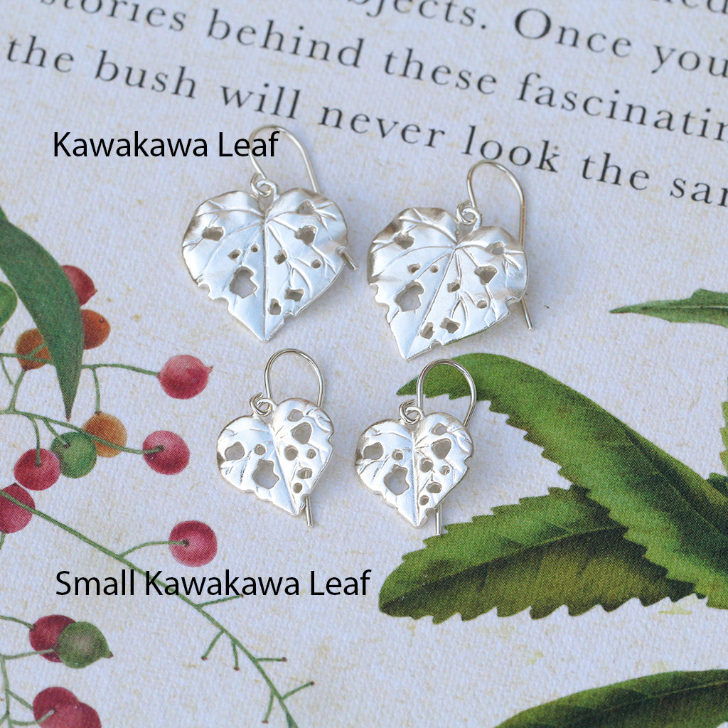 Silver Kawakawa Lear Earrings