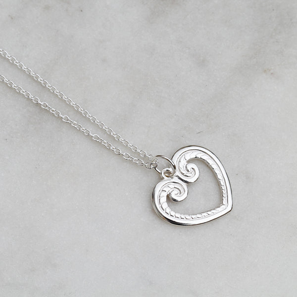 Koru Heart Necklace