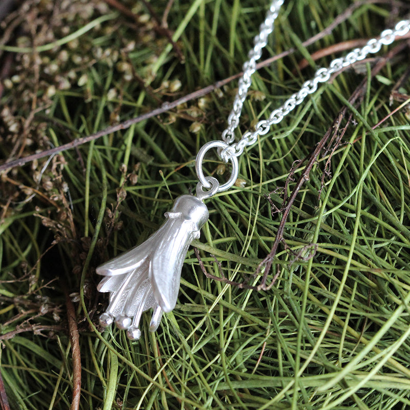 kowhai necklace sterling silver