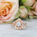 Diamond rose ring