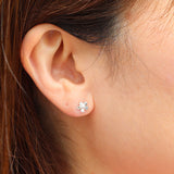 Small forget me not flower earrings