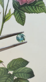 Teal sapphire 5mm round
