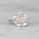 rose ring sterling silver