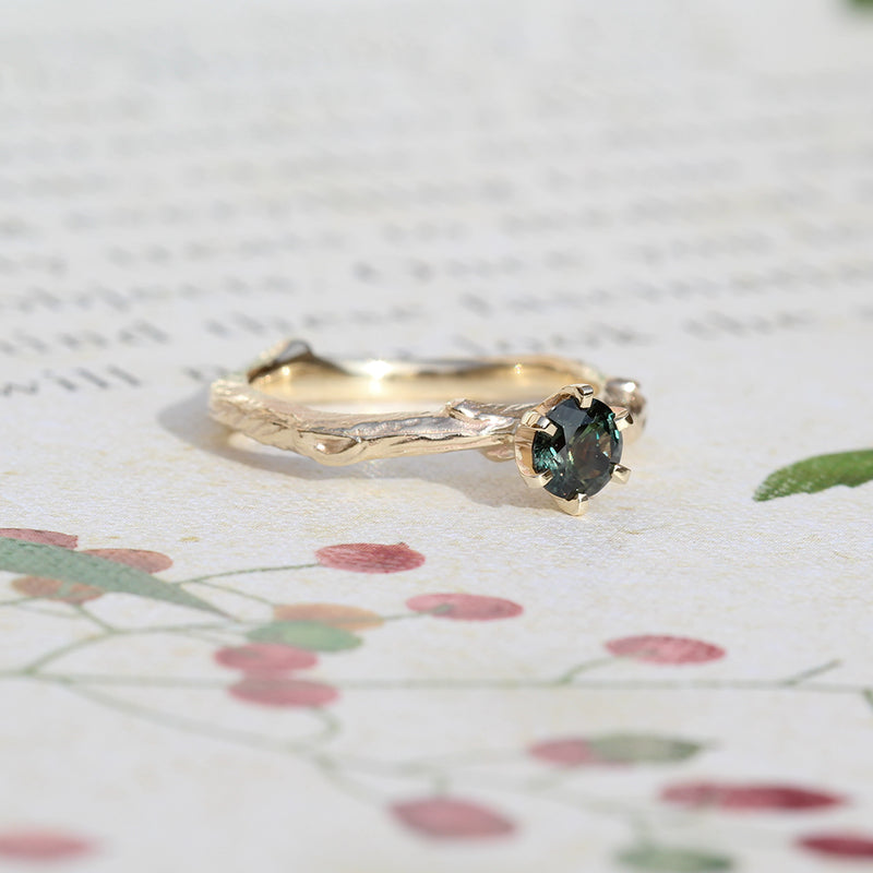 forest engagement ring