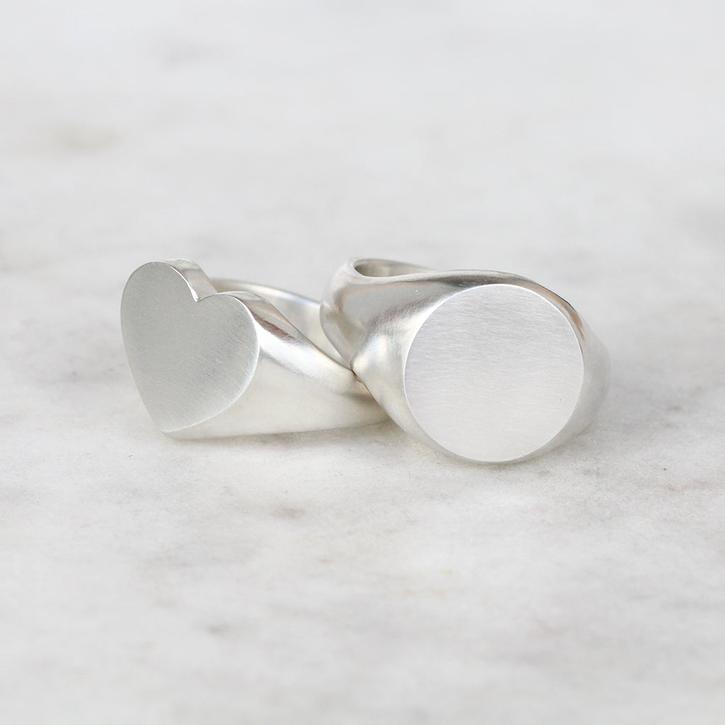signet rings silver