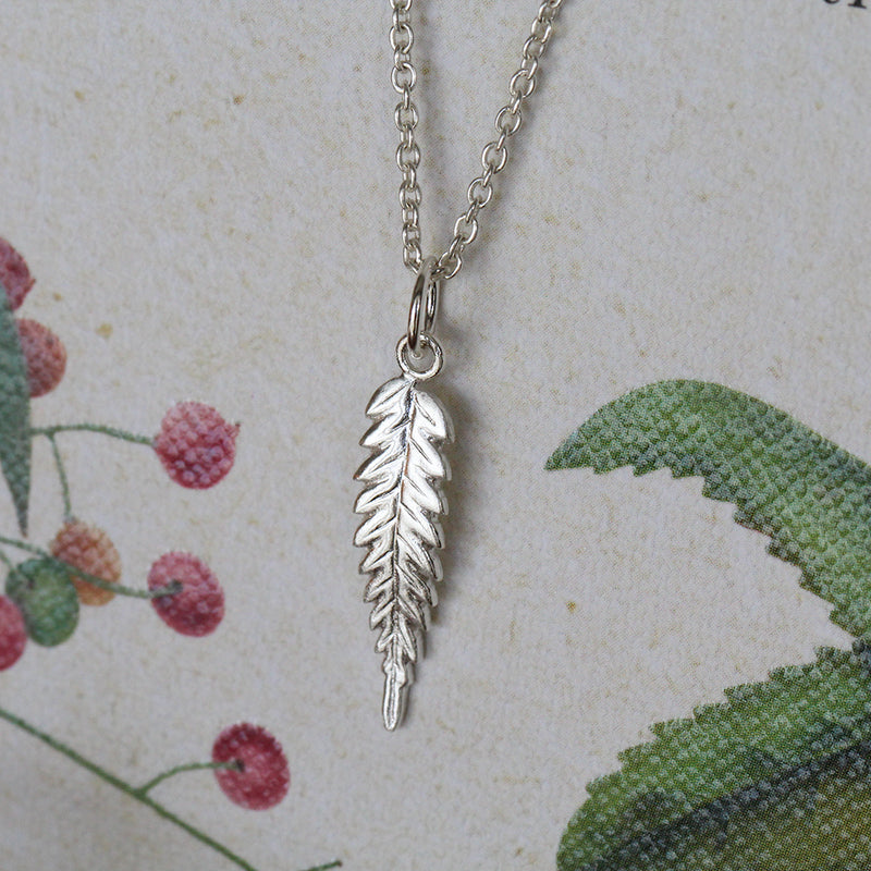 silver fern necklace