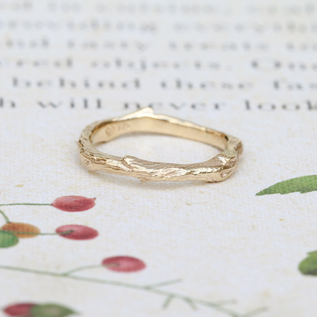 forest wedding ring