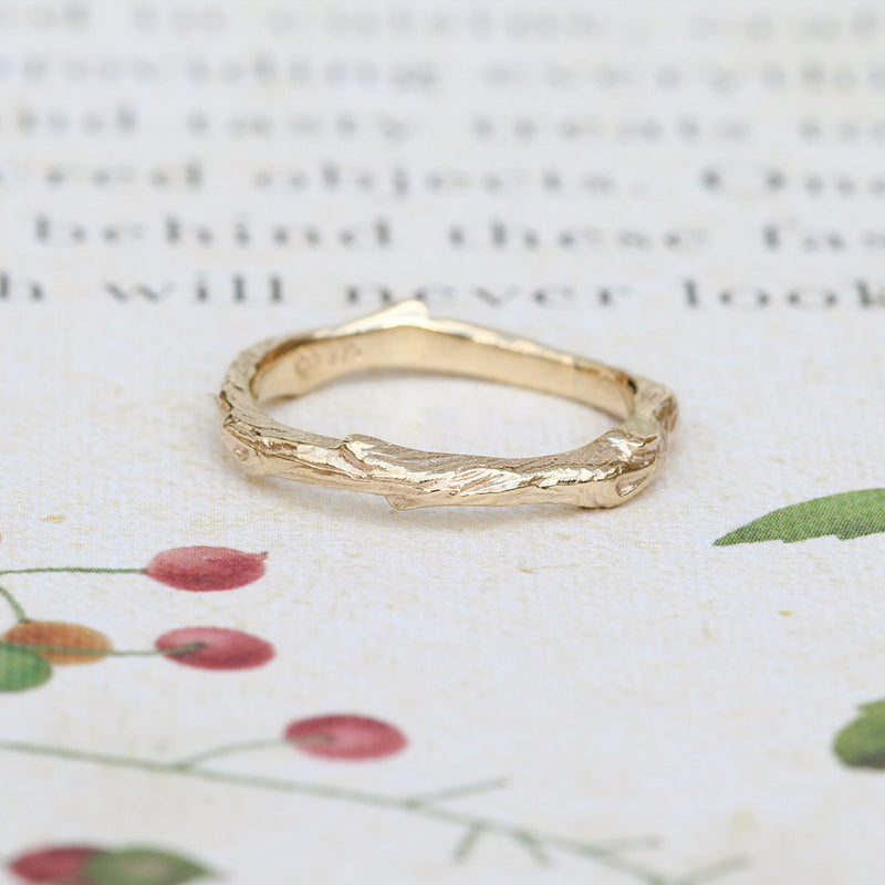 forest wedding ring