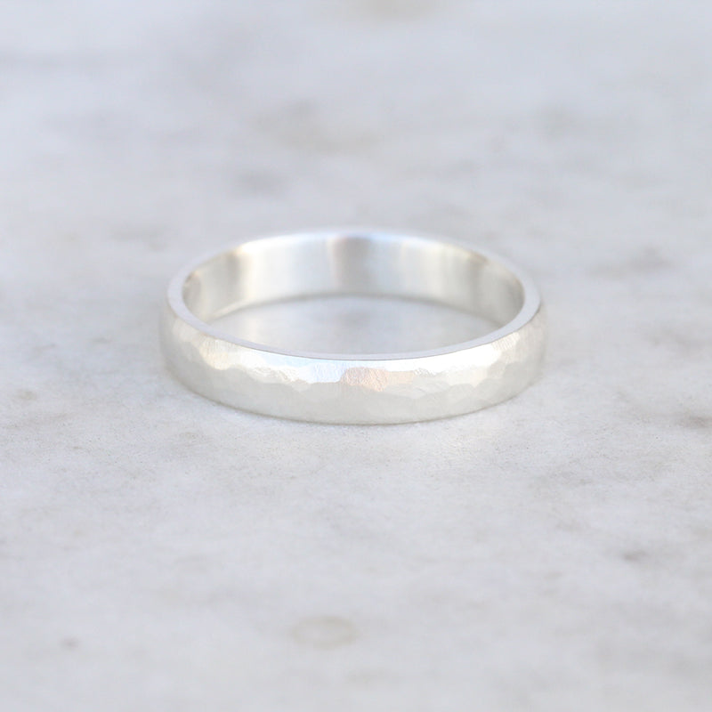 men's silver ring