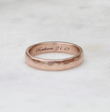 Engraving inside a wedding ring
