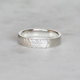 silver fern men's ring