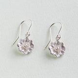 Mt Cook lily earrings