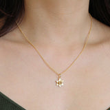 daffodil necklace gold