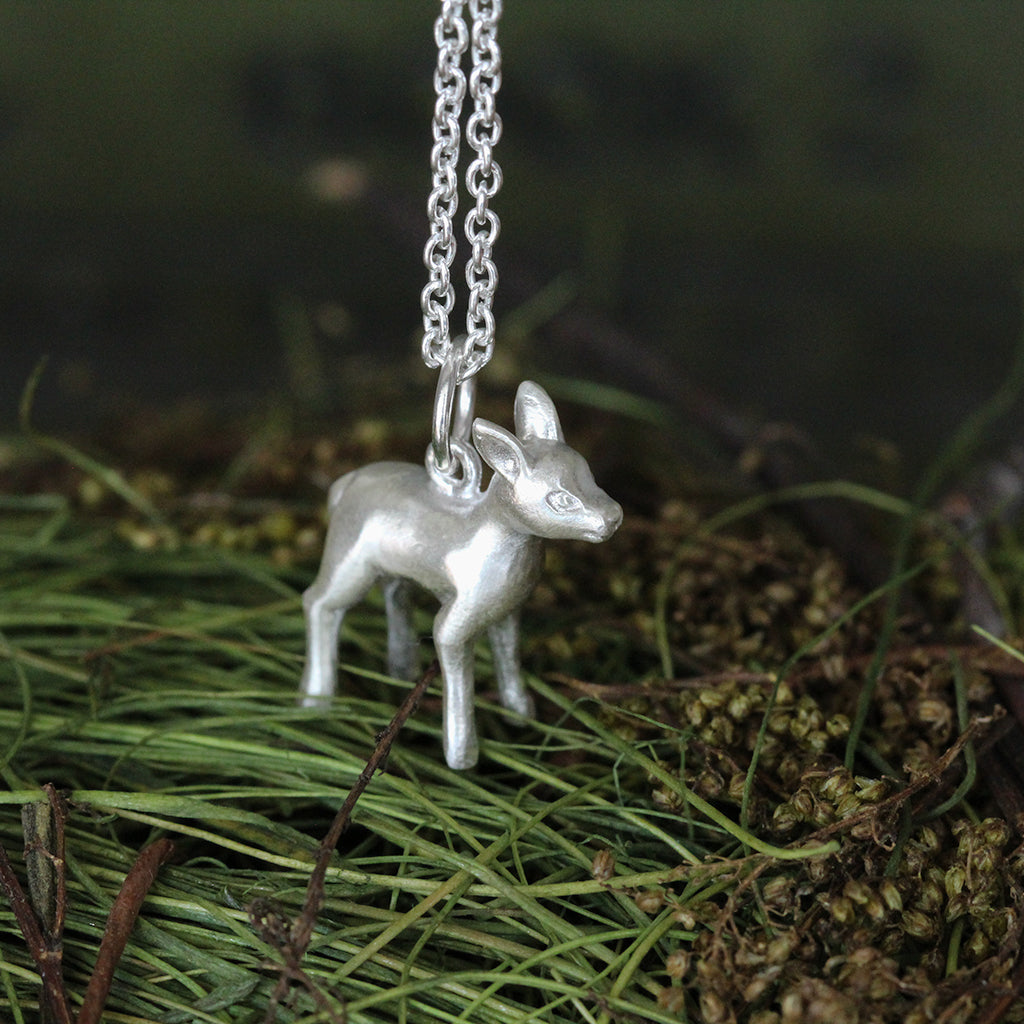 deer necklace