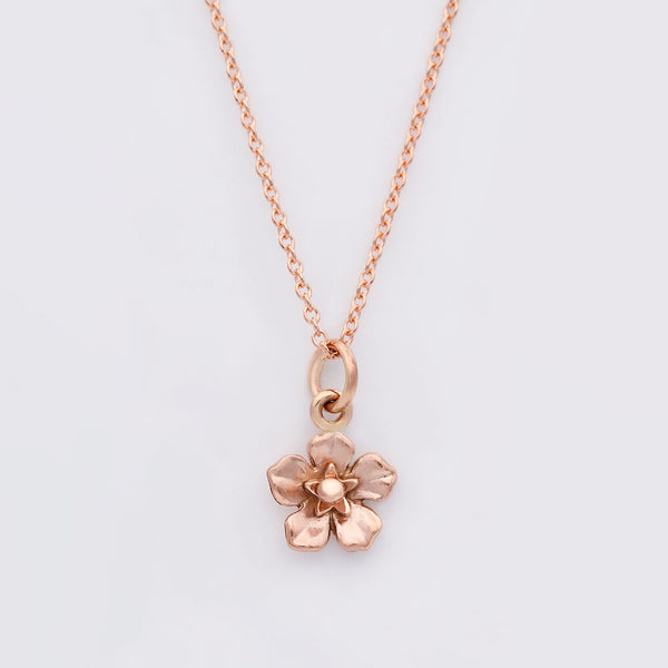 Forget Me Not Sterling Silver Or Gold Necklace By Nordic Flowers |  notonthehighstreet.com