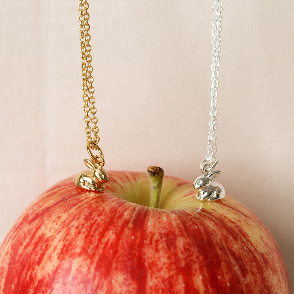 rabbit charm necklace