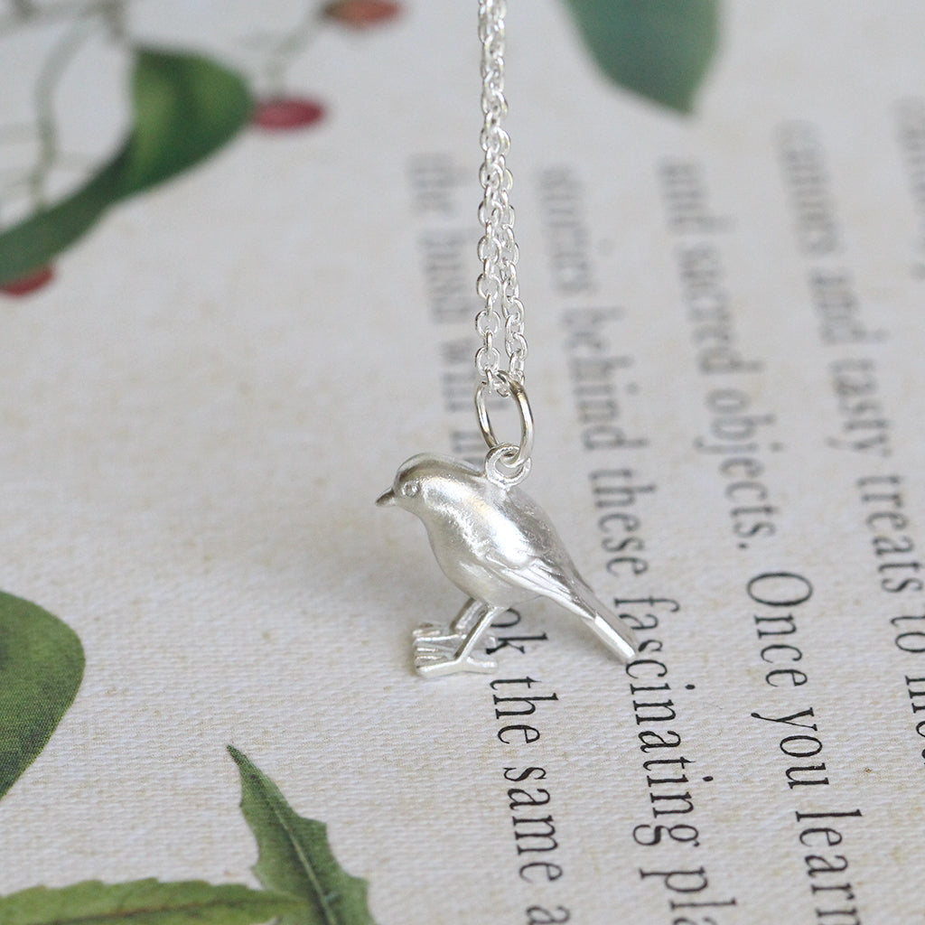 robin necklace silver