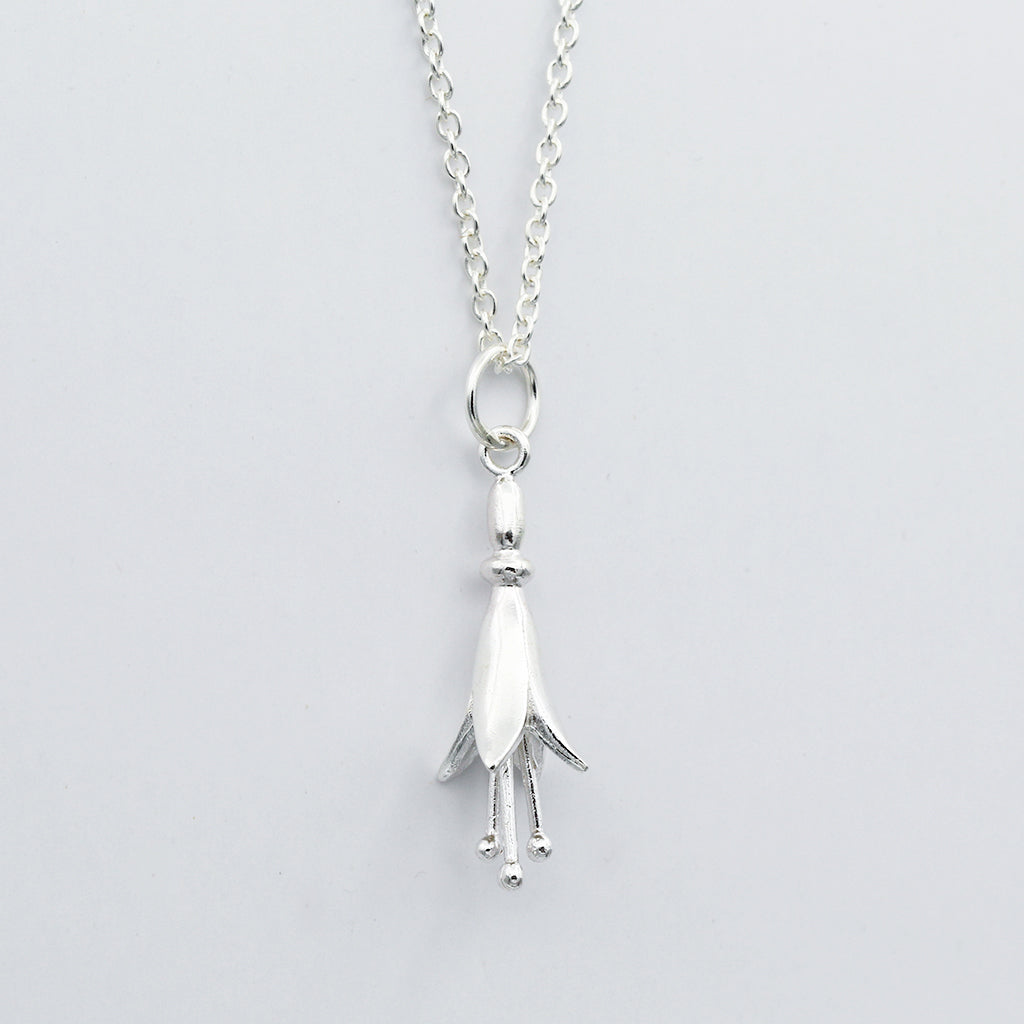 tree fuchsia necklace. NZ native flower necklace