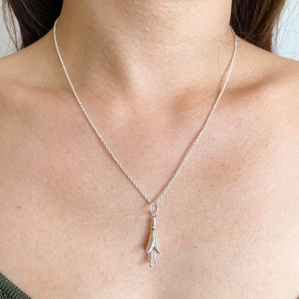 tree fuchsia NZ flower necklace